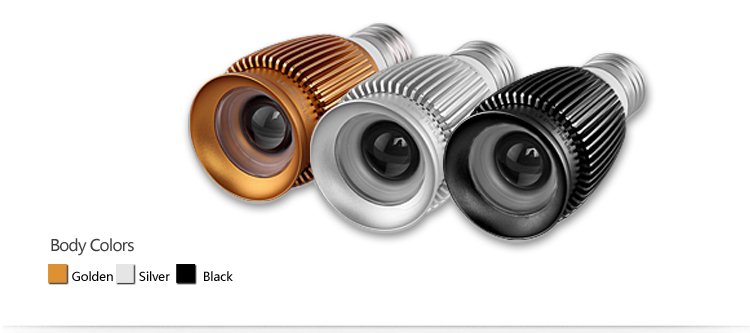 LED žárovka Maya E27 zlatá