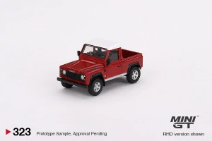 MiniGT #323 Land Rover Defender 90 Pickup Masai Red