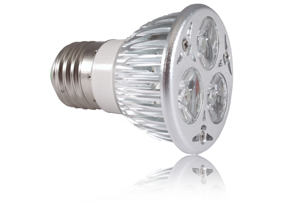 LED bodovka 3W, E27,  60°