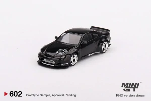 MiniGT #602 Nissan Silvia (S15) Rocket Bunny Black Pearl