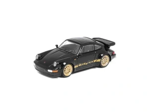 Porsche 911 Turbo Black 1:64 Schuco/tarmac
