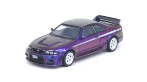 NISSAN SKYLINE GT-R (R33) NISMO 400R Midnight Purple II Hong Kong Toycar Salon 2023 Special Edtion 1:64 INNO64