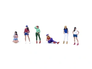 Tarmac Works x American Diorama 1/64 Figures Set - Girls Night Out 1:64 tarmac