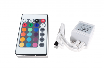 LED bezdrátový ovladač RGB 24 tlačítek