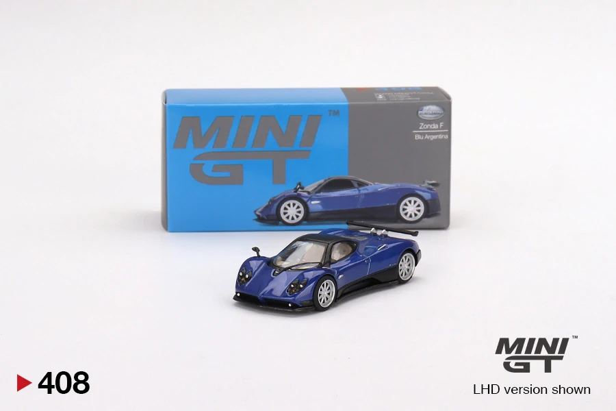MiniGT #408 Pagani Zonda F Blu Argentina