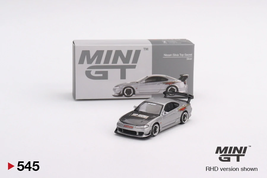 MiniGT #545 Nissan Silvia Top Secret (S15) Silver