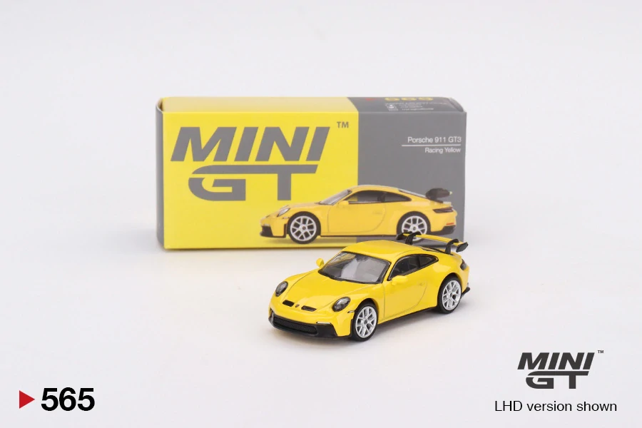 MiniGT #565 Porsche 911 (992) GT3 Racing Yellow