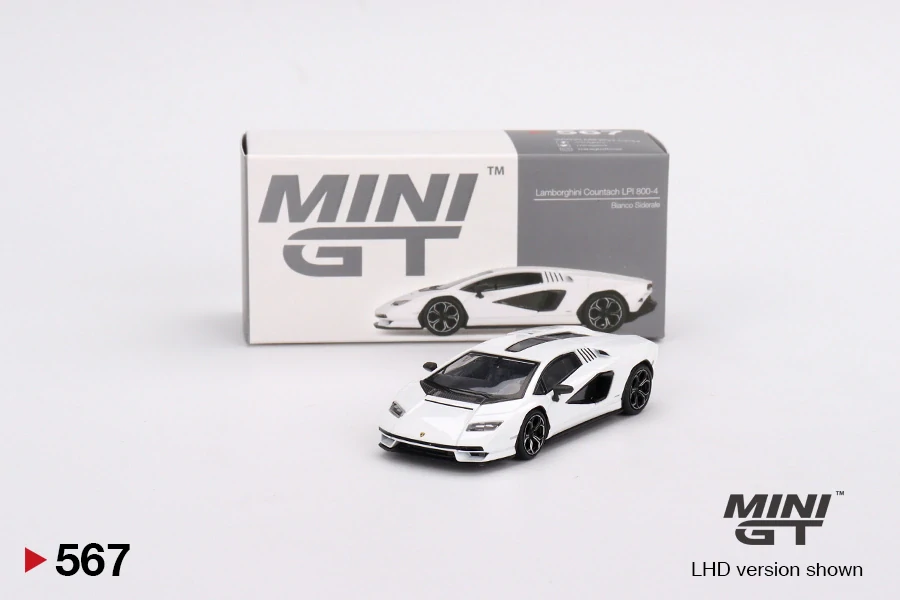 MiniGT #567 Lamborghini Countach LPI 800-4 Bianco Siderale