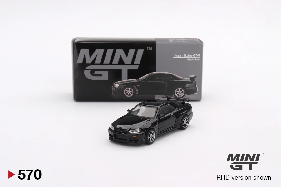 MiniGT #570 Nissan Skyline GT-R (R34) V-Spec Black Pearl