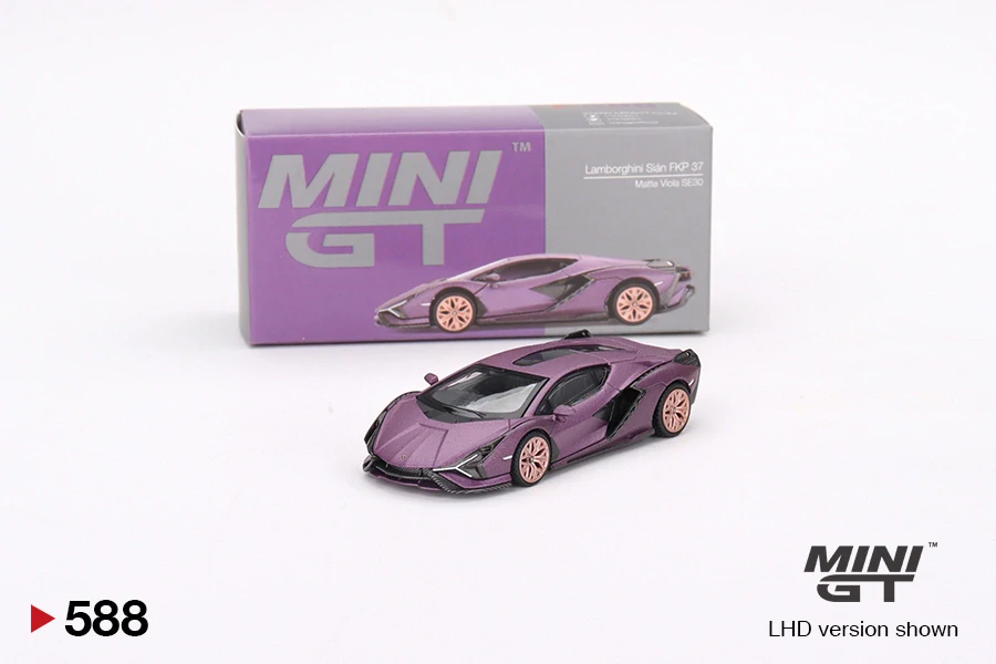MiniGT #588 Lamborghini Sián FKP 37 Matte Viola SE30