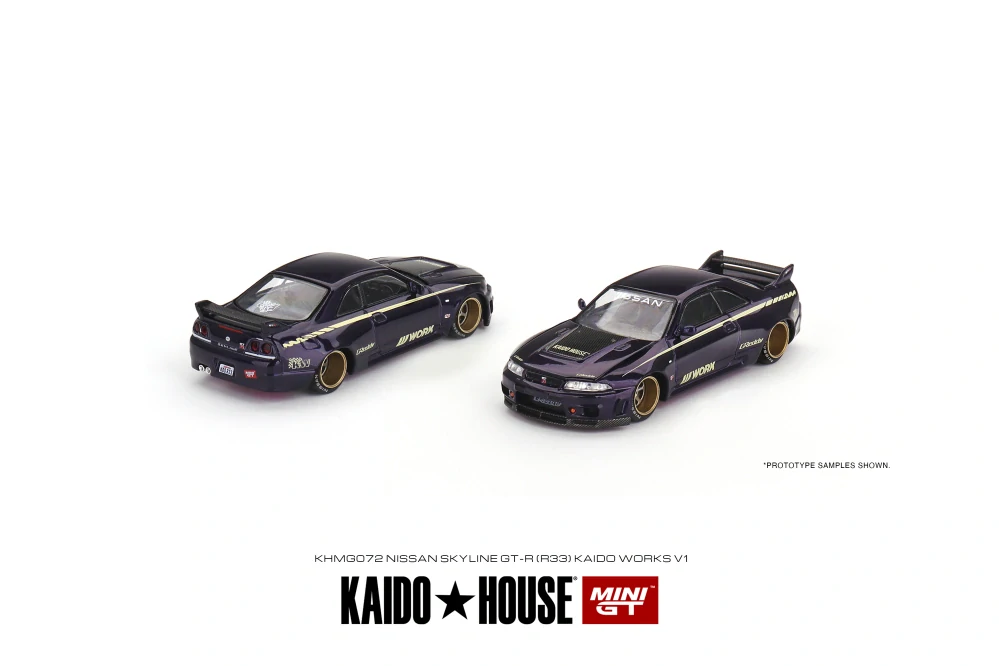 MiniGT #072 Nissan Skyline GT-R (R33) Kaido Works V1