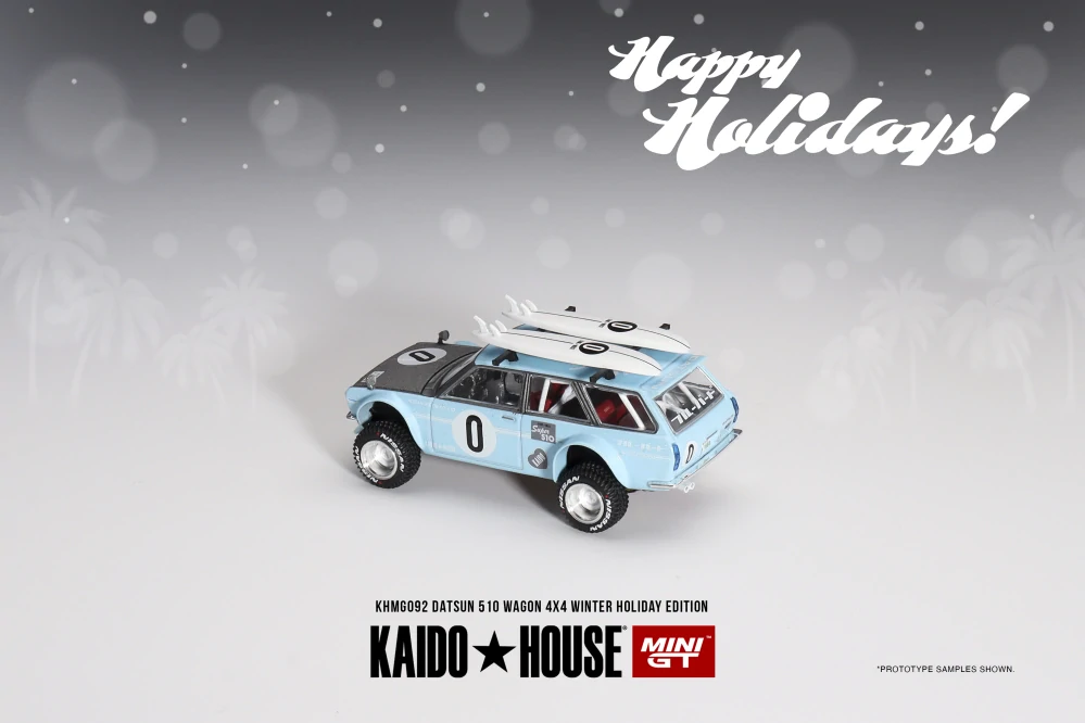 MiniGT #092 Datsun KAIDO 510 Wagon 4x4 Winter Holiday Edition