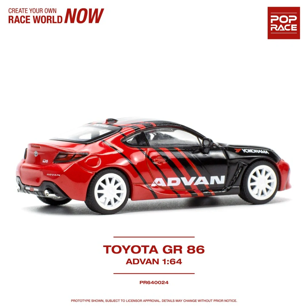 Pop Race 1:64 TOYOTA GR86 "ADVAN"