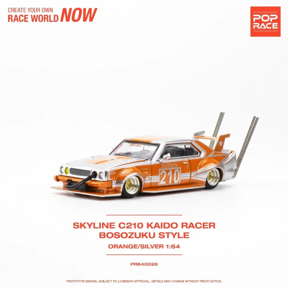 Pop Race 1:64 Nissan Skyline (C210) Bosozoku Style