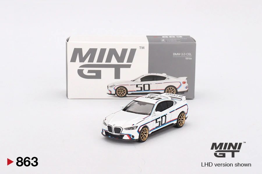 MiniGT #863 BMW 3.0 CSL White