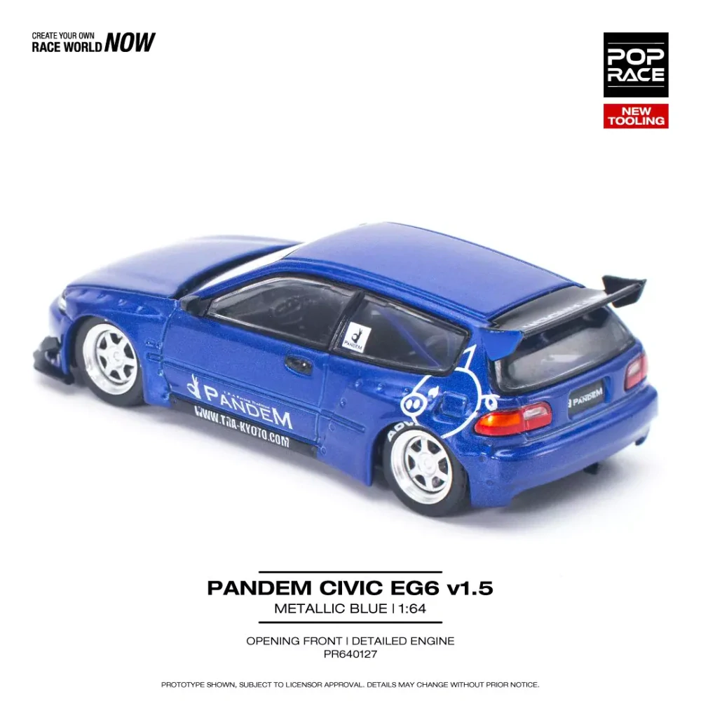 Pop Race 1:64 Honda Pandem Civic EG6 v1.5 