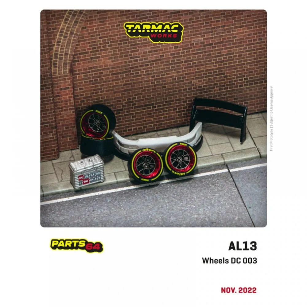 AL13 Wheels DC 003 1:64 tarmac