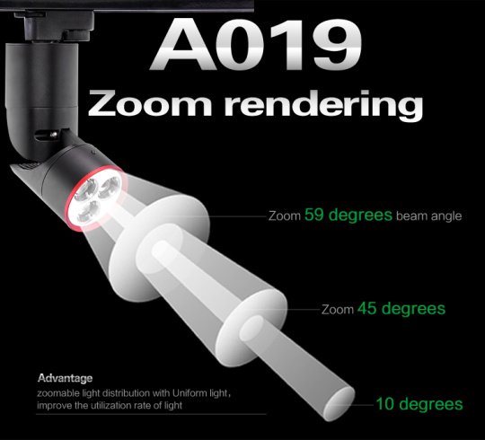 LED lištové svítidlo David černá