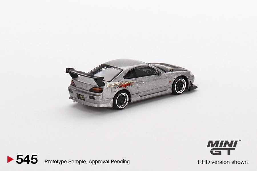 MiniGT #545 Nissan Silvia Top Secret (S15) Silver