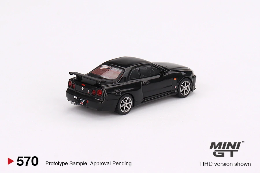 MiniGT #570 Nissan Skyline GT-R (R34) V-Spec Black Pearl