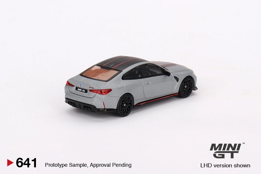 MiniGT #641 BMW M4 CSL Frozen Brooklyn Grey Metallic