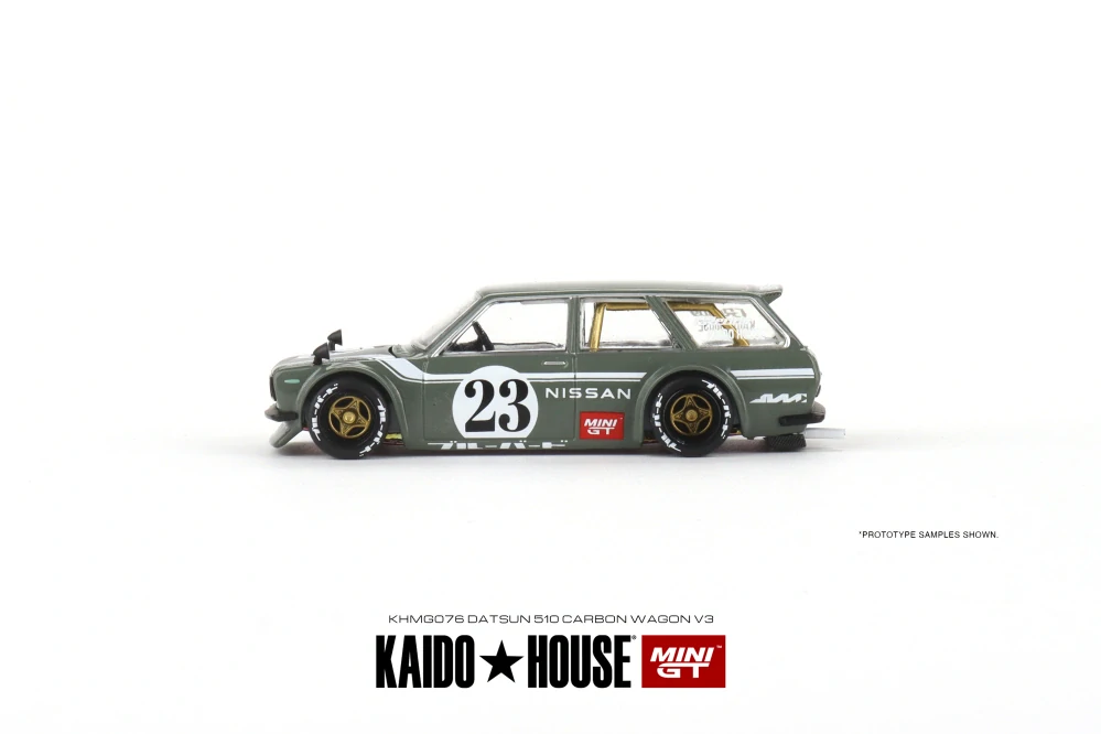 MiniGT #076 Datsun KAIDO 510 Wagon CARBON FIBER V3