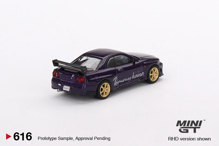MiniGT #616 Nissan Skyline GT-R (R34) Tommykaira R-z Midnight Purple