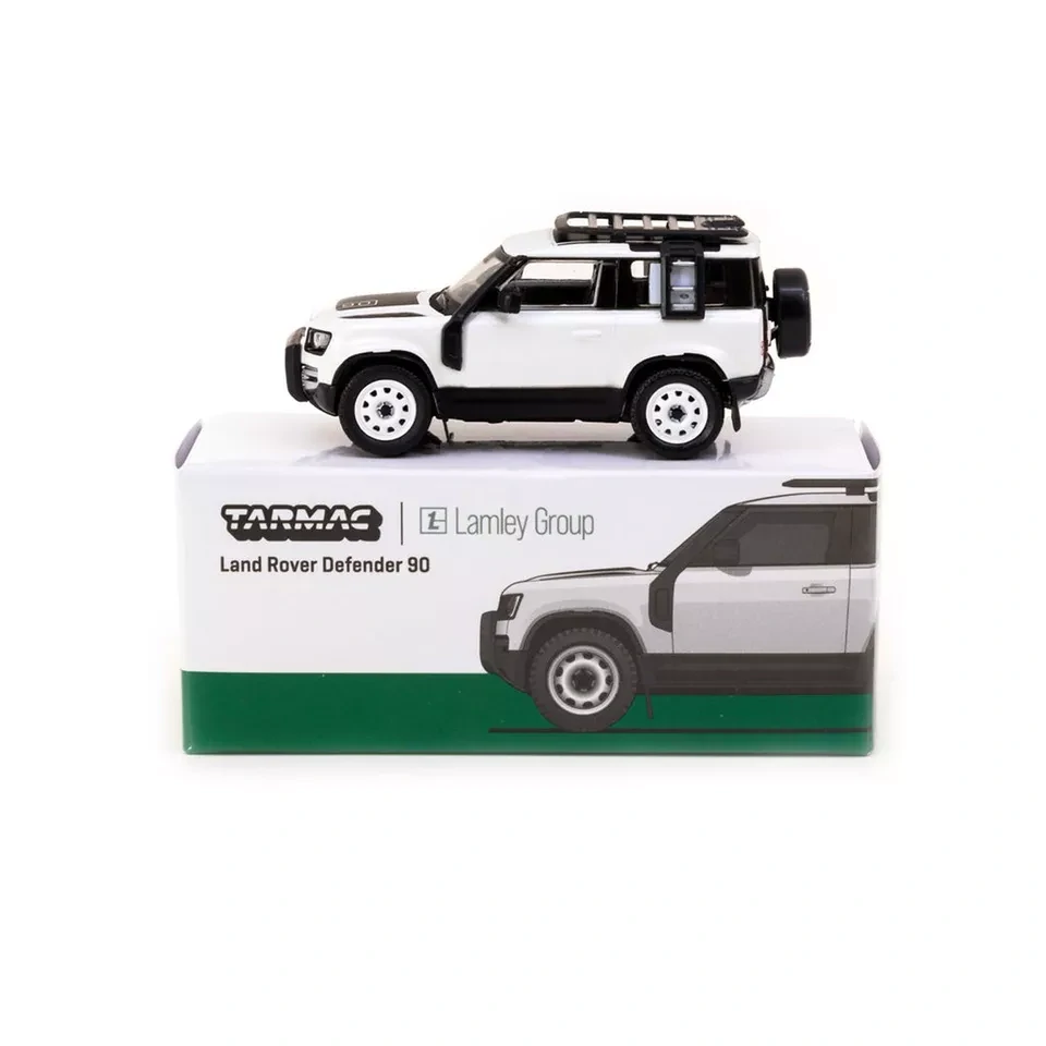 Land Rover Defender 90 bílá 1:64 tarmac