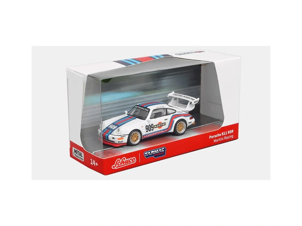 Porsche 911 RSR #909 Martini Racing 1:64 Schuco/tarmac