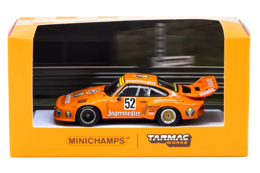 Porsche 935 DRM Zolder "Jägermeister" orange 1:64 tarmac