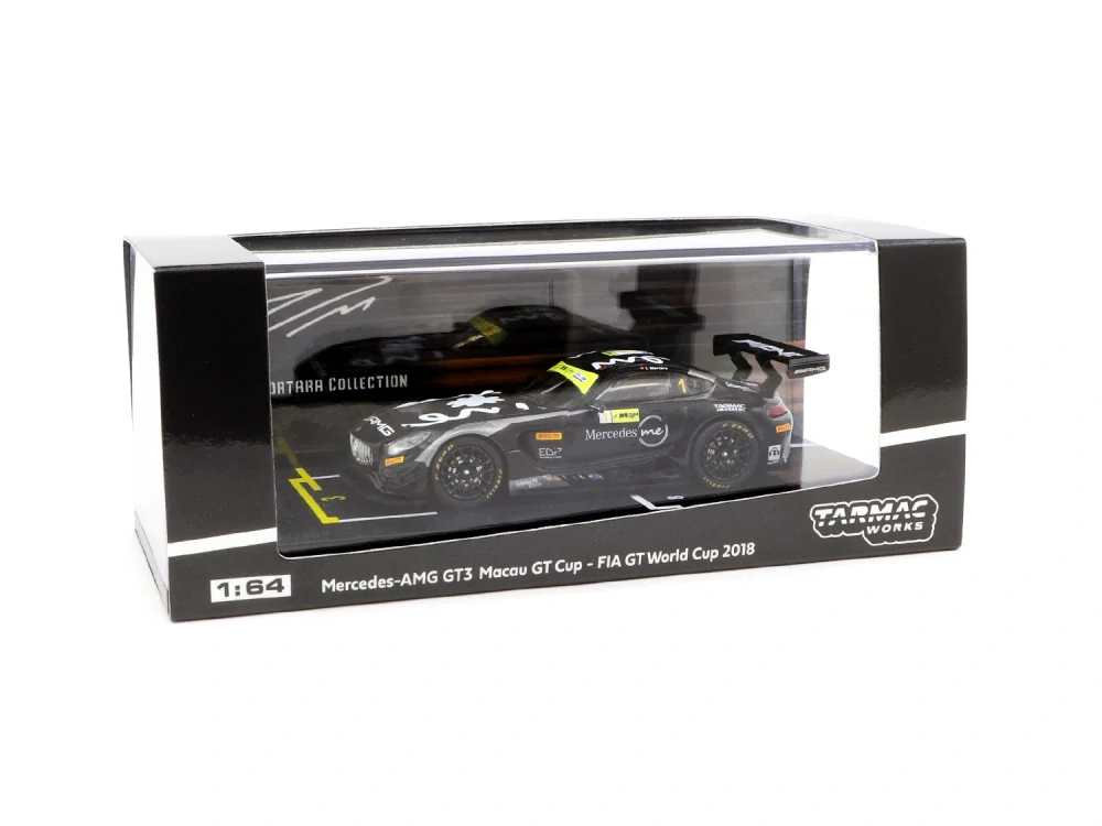 Mercedes-AMG GT3 Macau GT Cup FIA GT World Cup 2018 3rd #1 Edoardo Mortara 1:64 tarmac