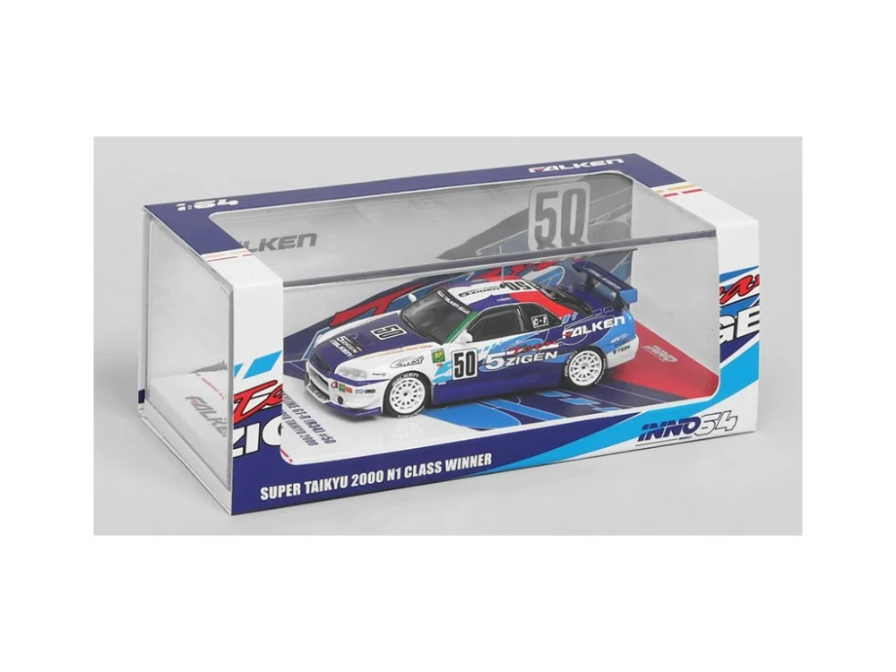 Nissan Skyline GT-R (R34) #50 "5Zigen Falken" 2000 1:64 INNO64
