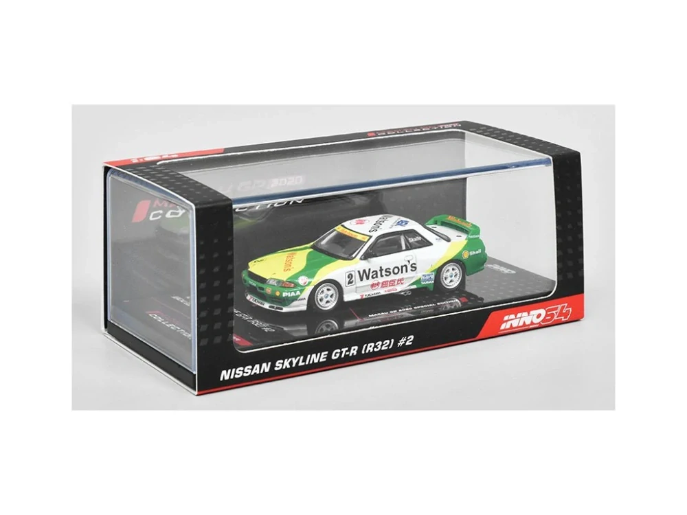 Nissan Skyline GT-R R32 #2 Watson's Macau Guia Race 1991 1:64 INNO64