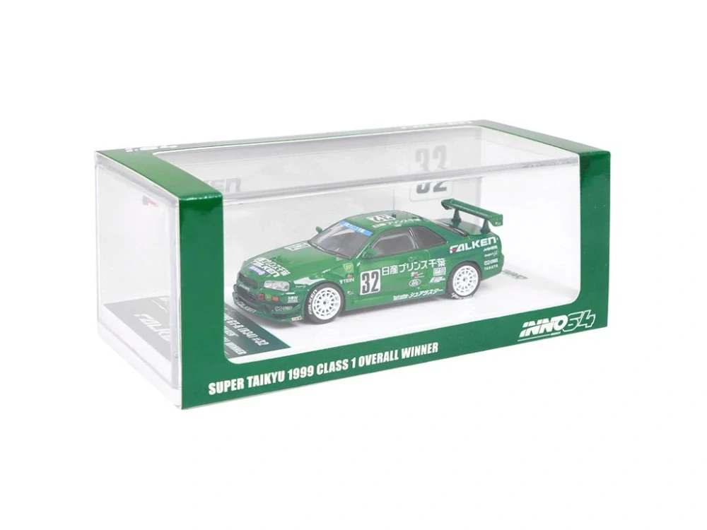 Nissan Skyline GT-R (R34) #32 Prince Chiba Falken 1999 1:64 INNO64