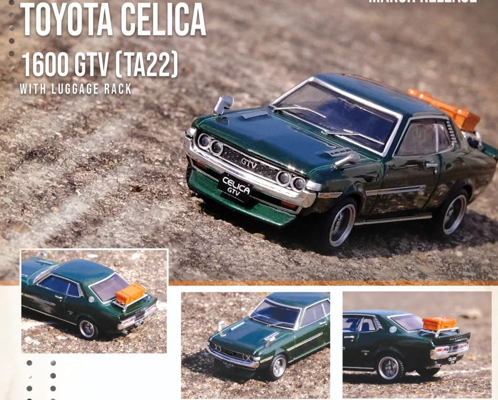 Toyota Celica 1600GT (TA22) With Luggage Rack 1:64 INNO64