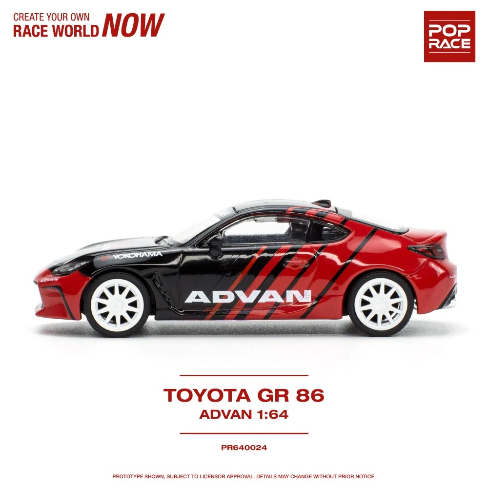 Pop Race 1:64 TOYOTA GR86 "ADVAN"