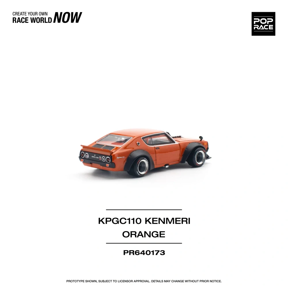Pop Race 1:64 Nissan Skyline GT-R V8 Drift (Kenmeri)