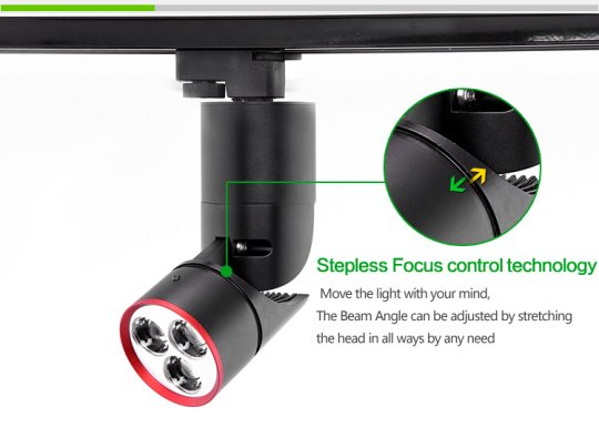 LED lištové svítidlo David černá