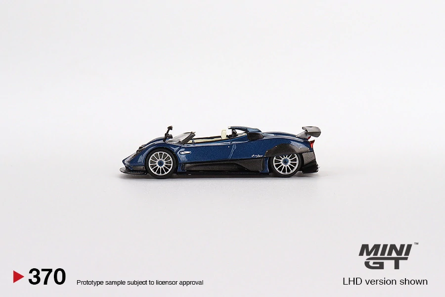 MiniGT #370 Pagani Zonda HP Barchetta Blue Tricolore