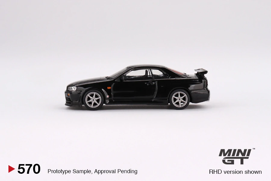MiniGT #570 Nissan Skyline GT-R (R34) V-Spec Black Pearl