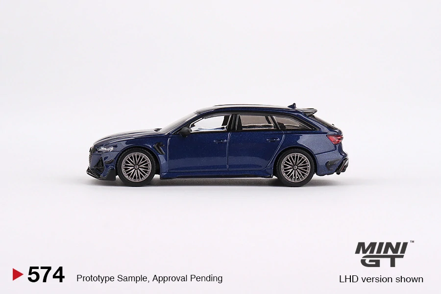 MiniGT #574 ABT Audi RS6-R Navarra Blue Metallic