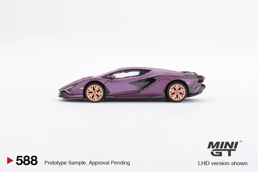 MiniGT #588 Lamborghini Sián FKP 37 Matte Viola SE30