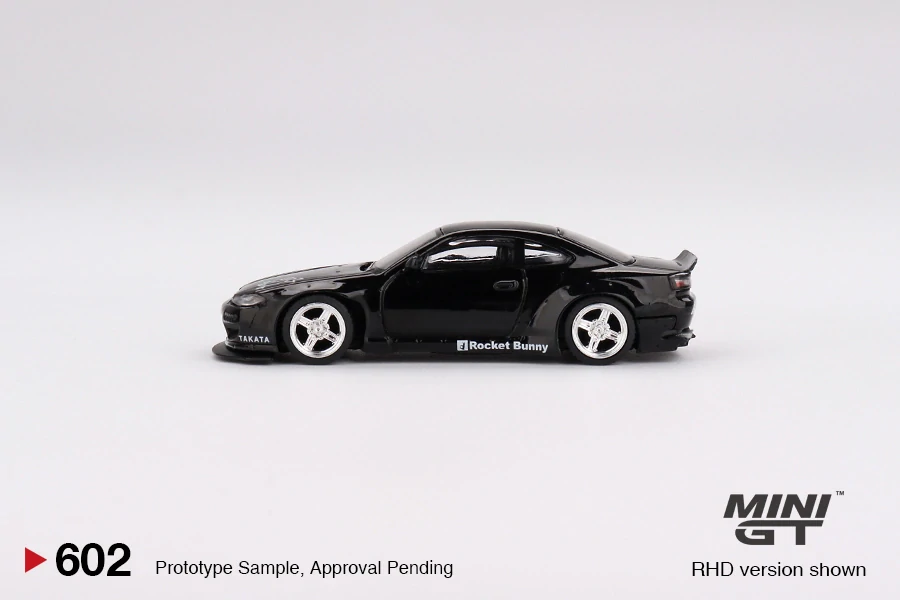 MiniGT #602 Nissan Silvia (S15) Rocket Bunny Black Pearl