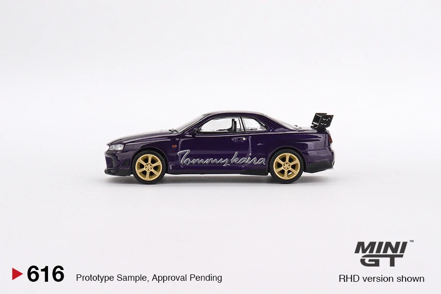 MiniGT #616 Nissan Skyline GT-R (R34) Tommykaira R-z Midnight Purple