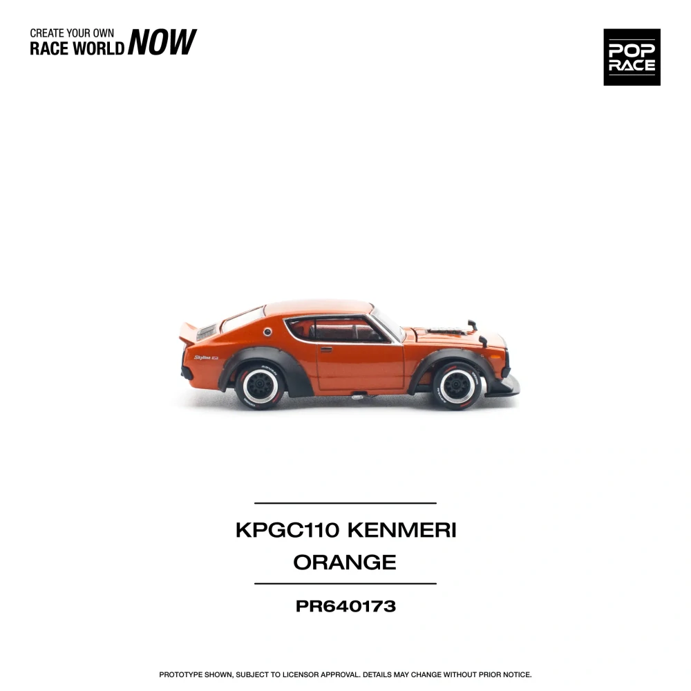Pop Race 1:64 Nissan Skyline GT-R V8 Drift (Kenmeri)