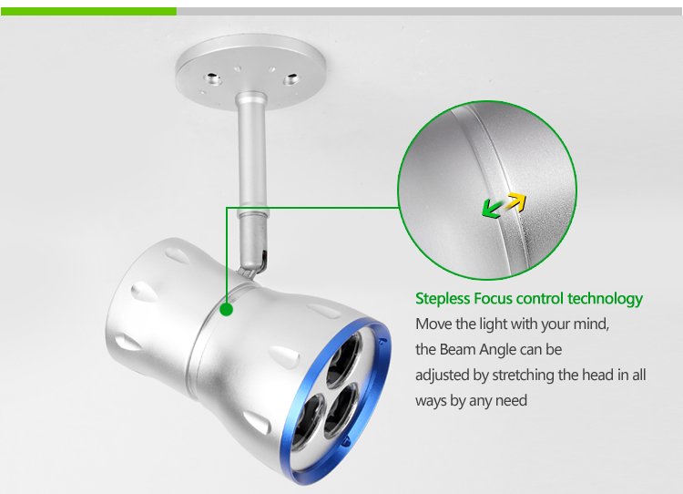 LED svítidlo Waterdrop přisazené stříbrná 4000K