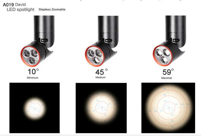 LED lištové svítidlo David černá