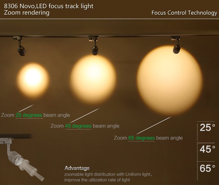 LED svítidlo Novo přisazené stříbrná 3000K