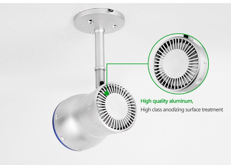 LED svítidlo Waterdrop přisazené stříbrná 4000K